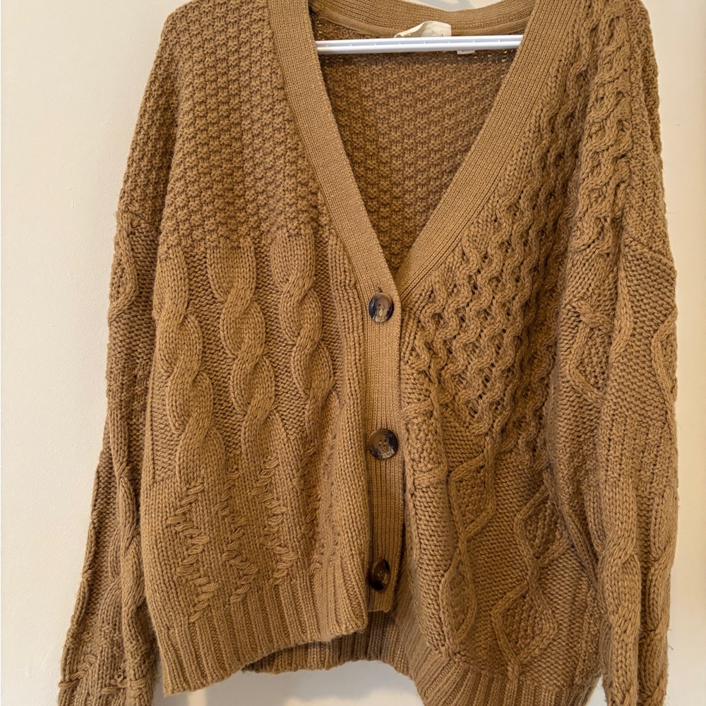 Etro Textured Knit Cardigan - Tan
